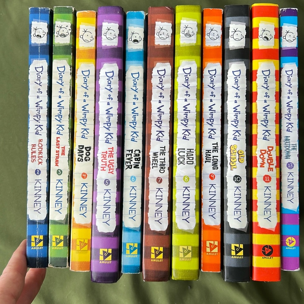 Bundle of 11 Diary of a Wimpy Kid Children's Chapter Books